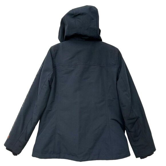 Tommy Hilfiger Soft Shell Jacket Womens Medium Navy Fleece Lined Wind Resistant - Picture 7 of 12